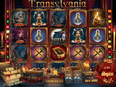 Click Here to Visit Mona Casino and Start Playing the Transylvania Video Slot Game